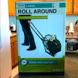 Snoozer Roll Around 4-in-1 Pet Carrier Backpack-LG